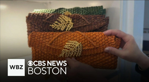 CBS/WBZ Spotlights CARLA SHAW Sustainable Fashion in Newton, MA