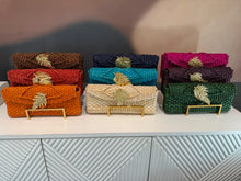 Load image into Gallery viewer, NEW LEAF Clutch and Brooch - FERN in 22K gold
